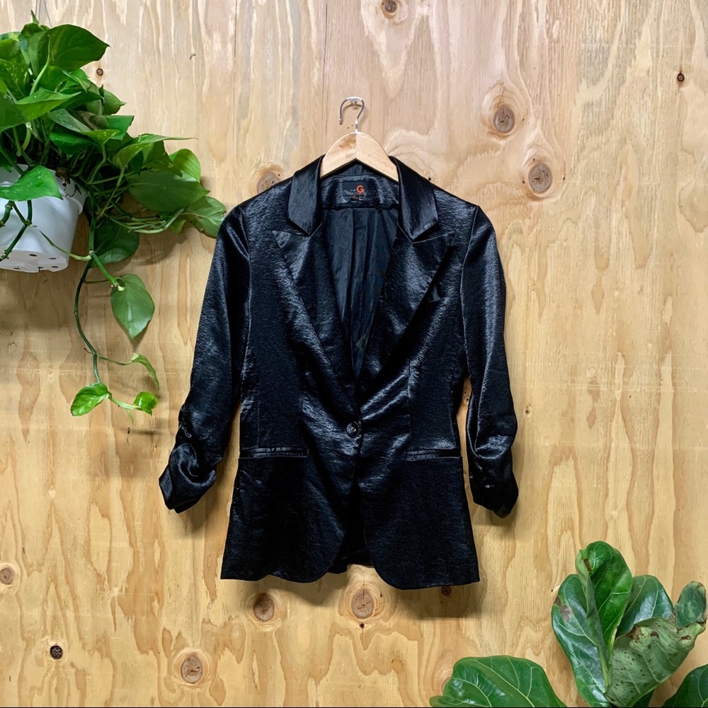 G by Guess Shiny Blazer Jacket Coat